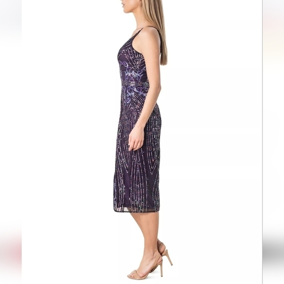 Dress THE Population Women's Felicity Sequined Cocktail Dress - Picture 6 of 16